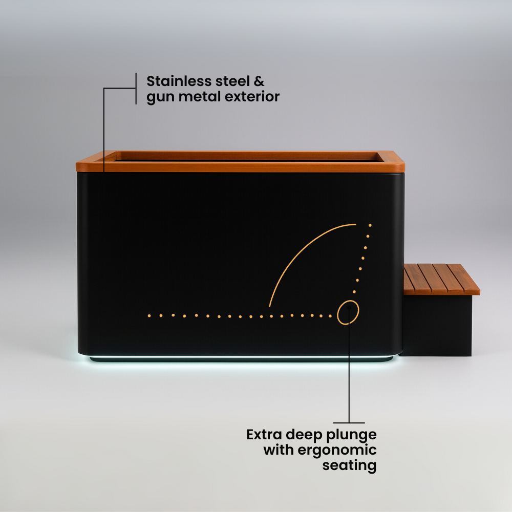Stealth Luxe Cedar XL Cold Plunge