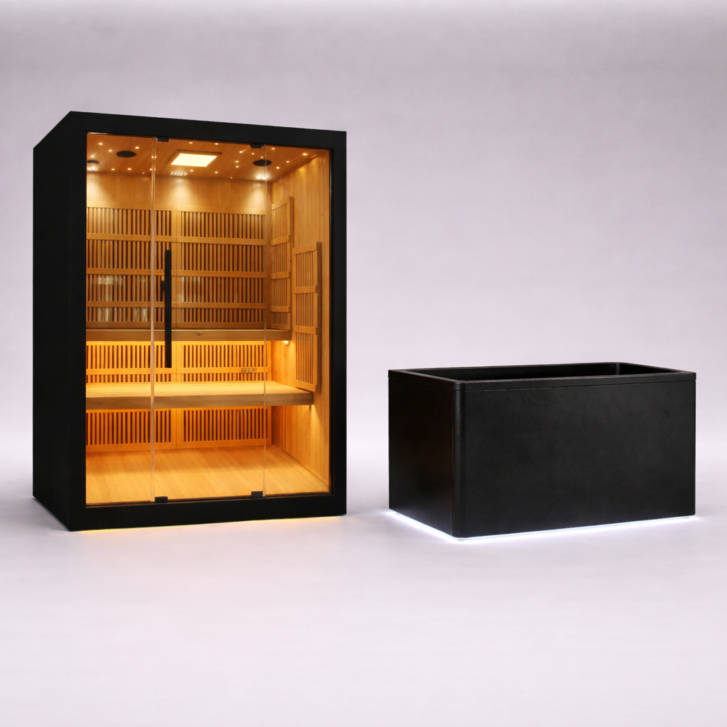 Stealth Plunge + Forge Full Spectrum Infrared + Red light Sauna (3-4 person)