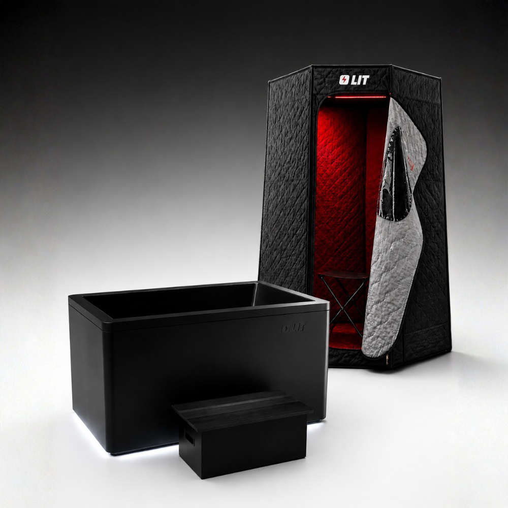 Stealth Plunge + InfraPod Portable Infrared Sauna