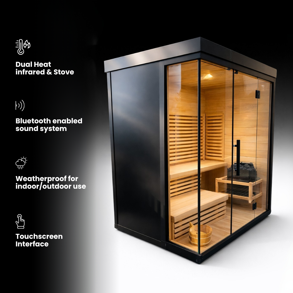 Stealth Luxe Barrel Plunge + Titan Sauna Bundle (4-5)