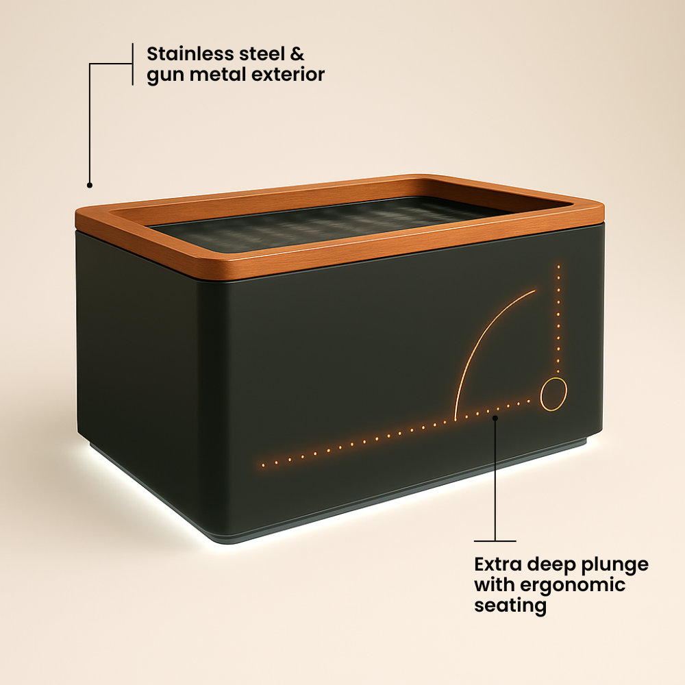 Stealth Luxe Cedar XL Cold Plunge