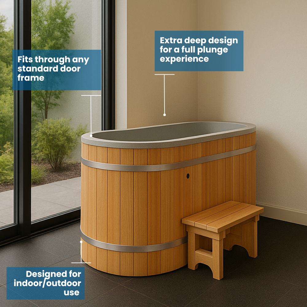 Slim Barrel Cold Plunge - Composite