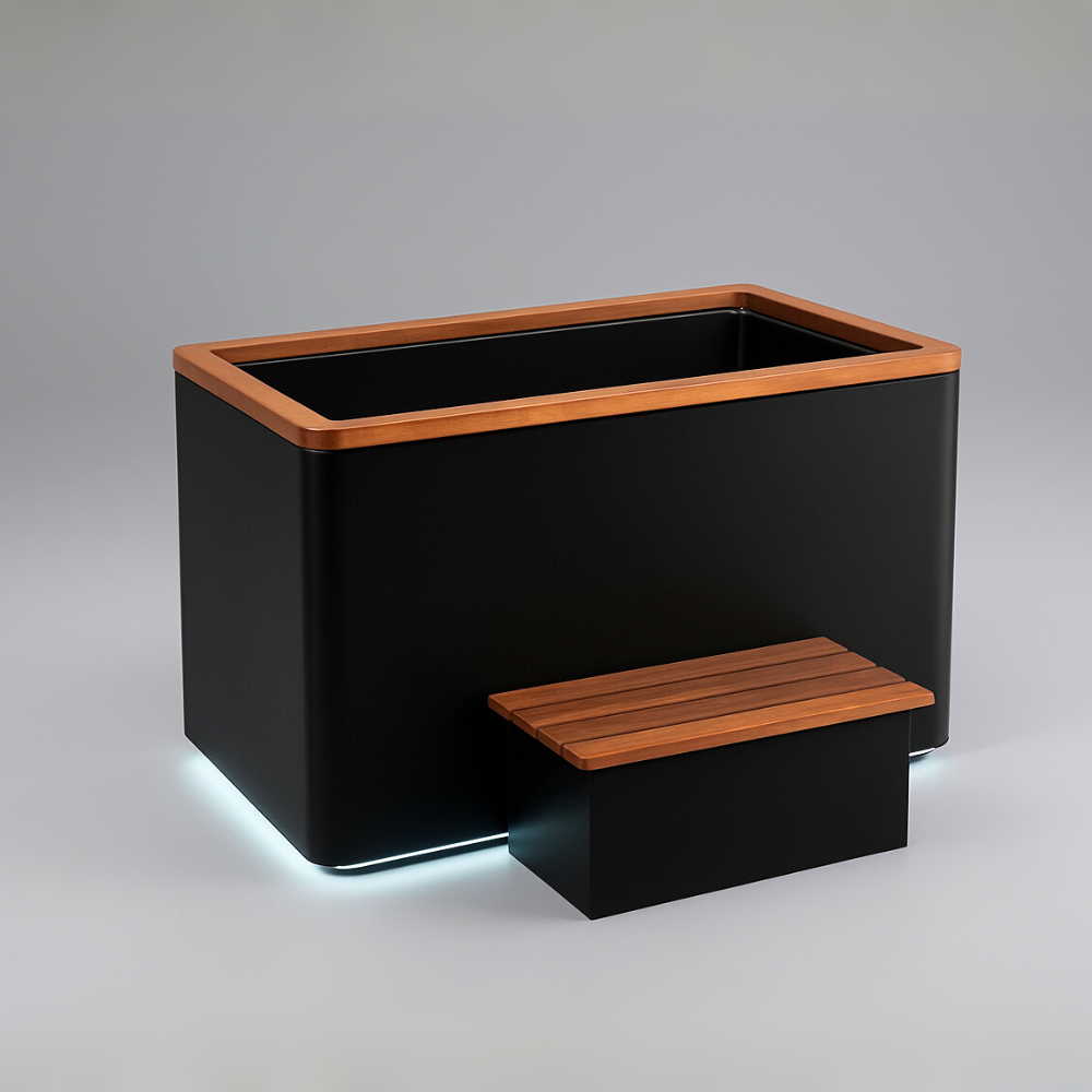 K★★136  LOOZER SMARTTABLE STB90 Stealth Luxe Cedar XL Cold Plunge