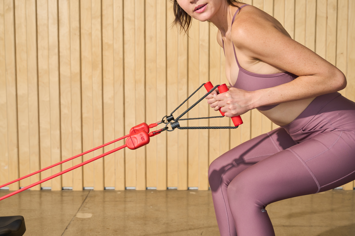 LIT Trainer doing Resistance Band Rows