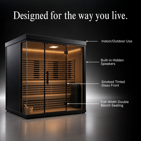 Titan — Hybrid Infrared & Traditional Sauna (4-5 person)