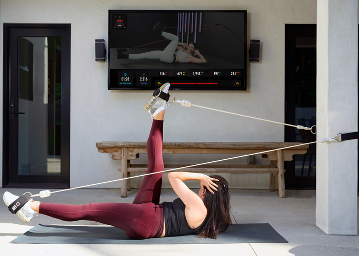 Lit Method App Smart Pilates Band | Pilates Resistance Bands With Handles | LIT Axis