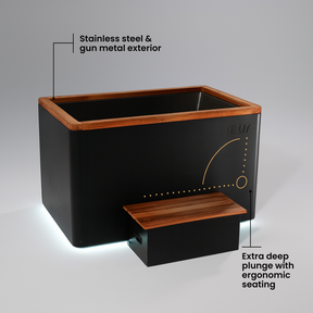 Stealth Cedar Plunge + Titan Sauna Bundle (2)