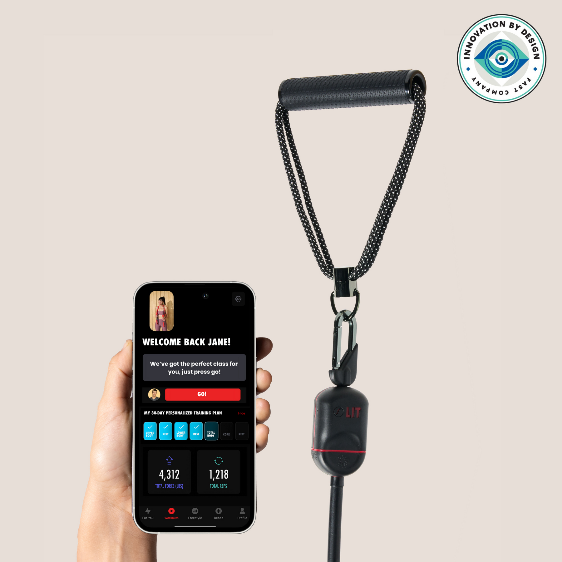Home Gym Resistance Bands LIT Axis Total Gym Pack