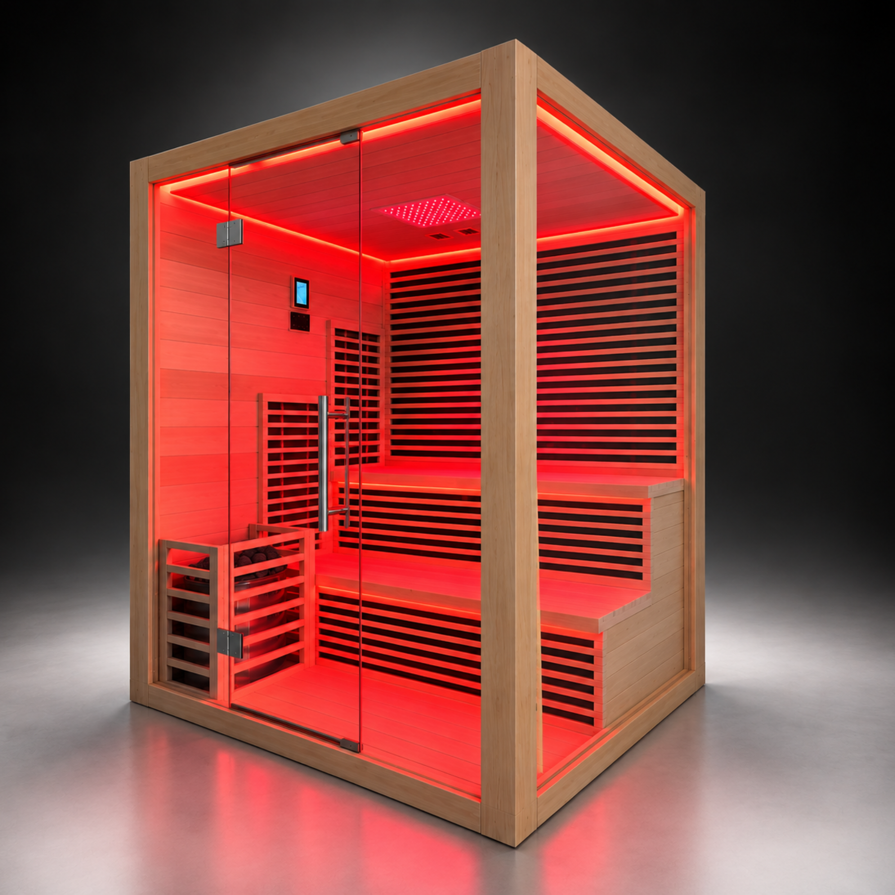 Solis Luxe - Hybrid Infrared & Traditional Sauna (4 Person)