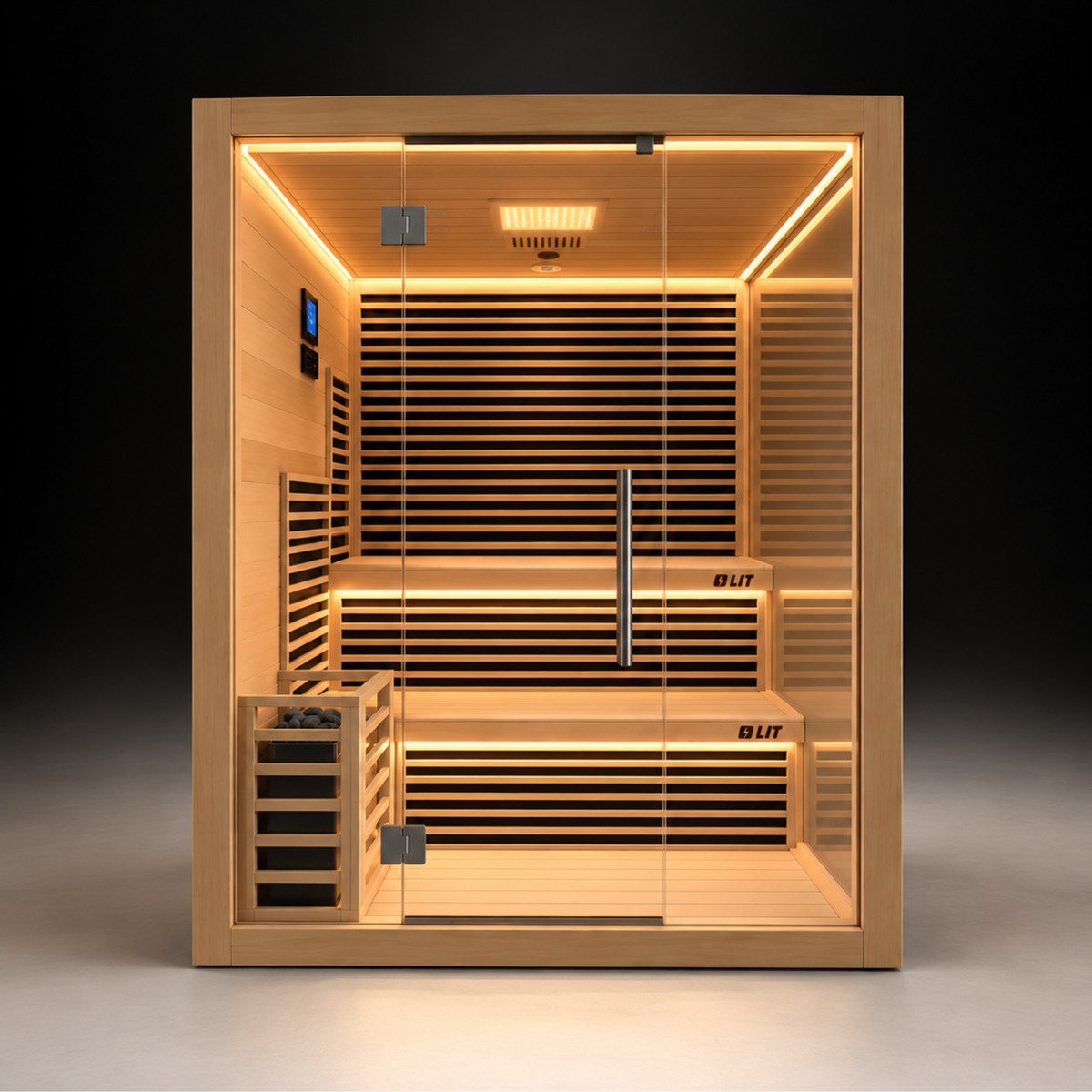 Solis Luxe - Hybrid Infrared & Traditional Sauna (4 Person)