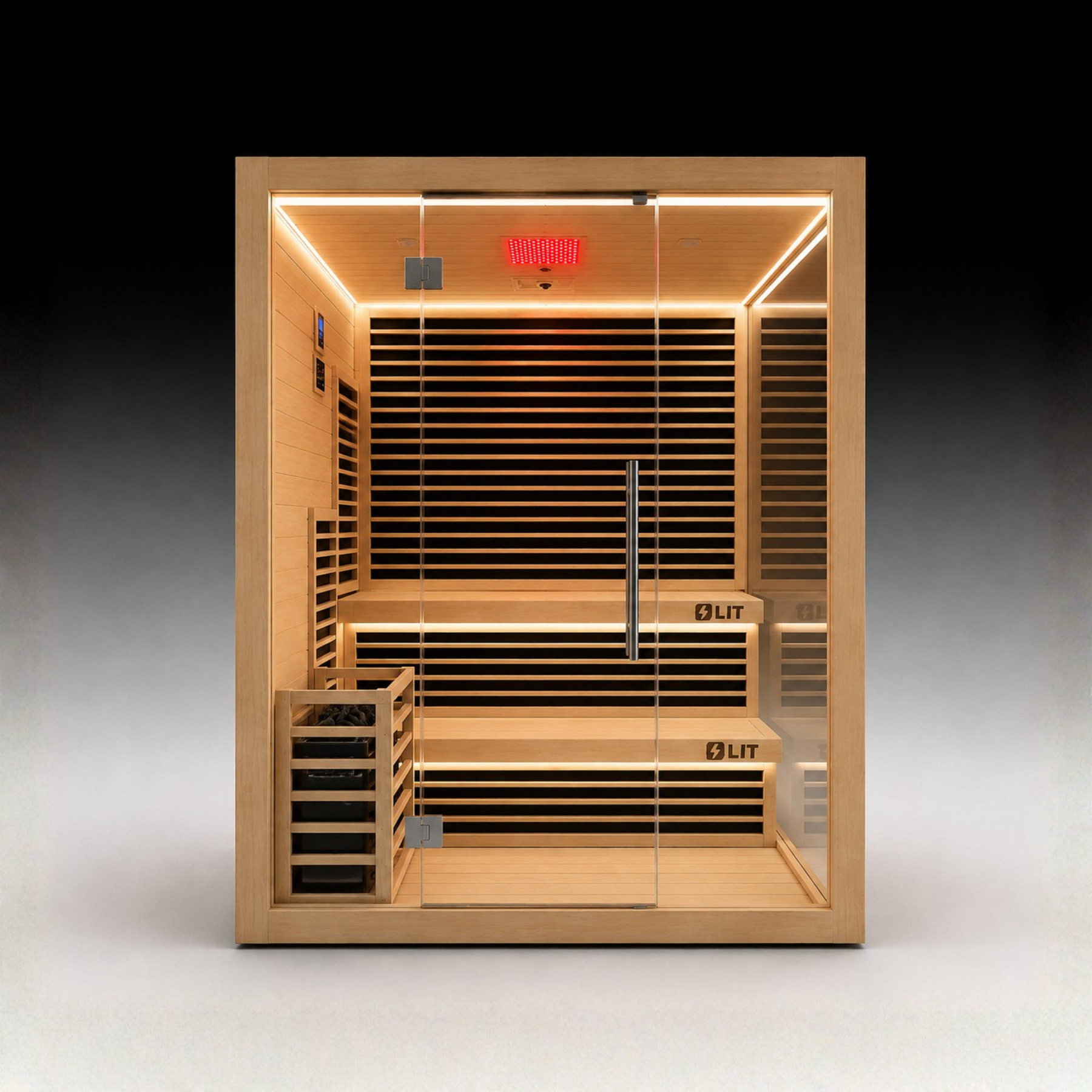 Solis Luxe Red Light Hybrid Sauna (4 Person)