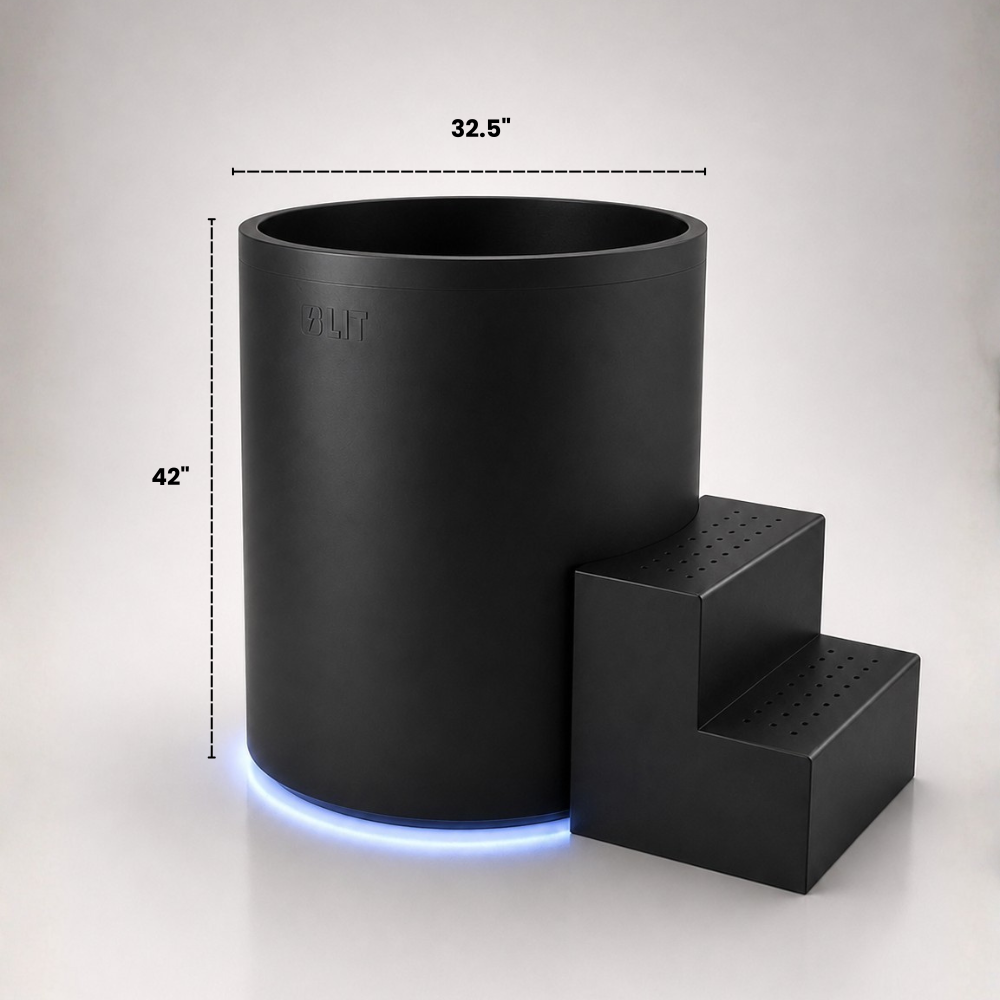 Stealth Luxe Barrel Plunge + Titan Hybrid Sauna (2 person)