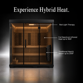 Titan — Hybrid Infrared & Traditional Sauna (4-5 person)