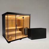 Stealth Black Plunge + Titan Sauna Bundle (4-5)
