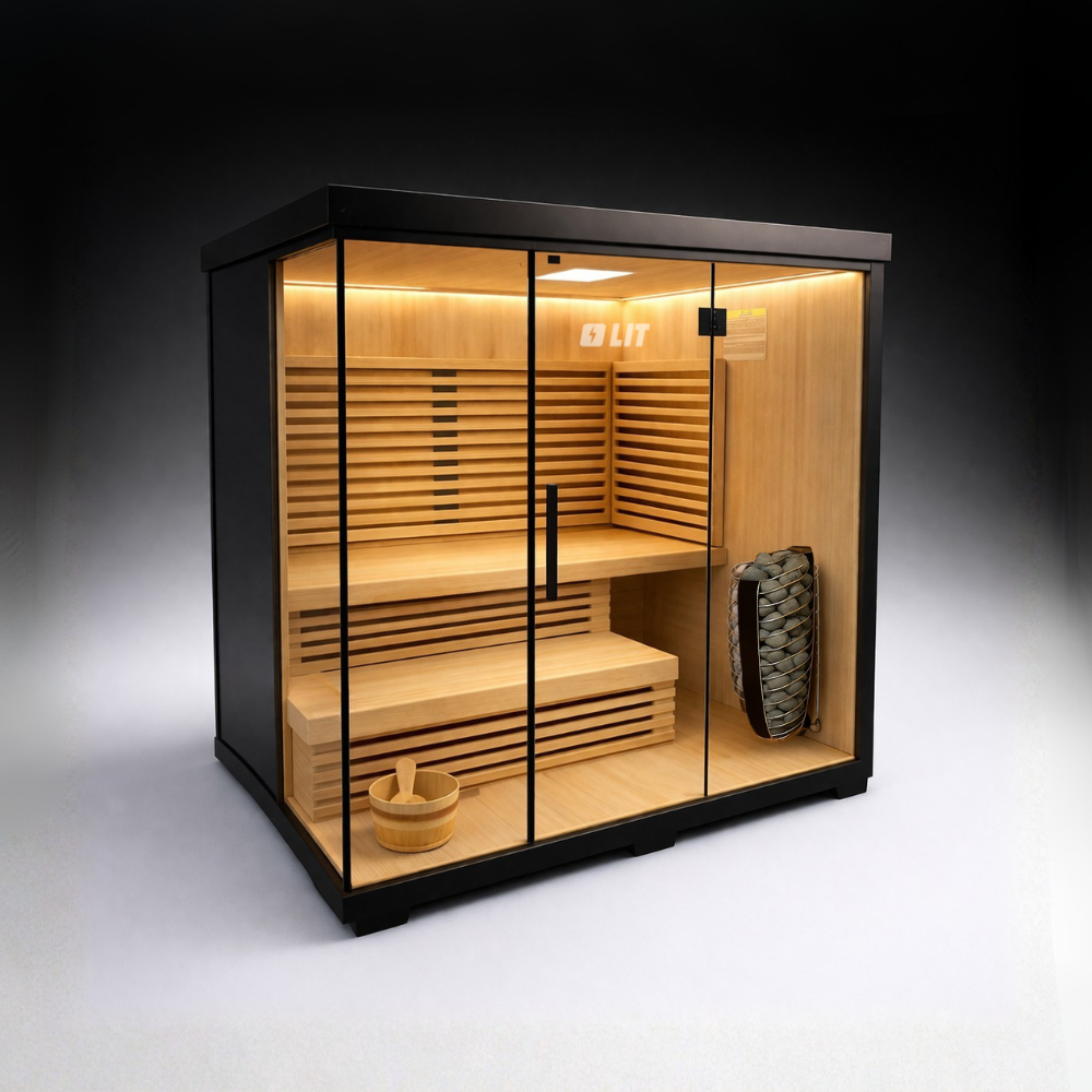 Titan — Hybrid Infrared & Traditional Sauna (4-5 person)