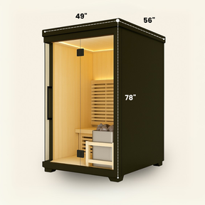 Titan — Hybrid Infrared & Traditional Sauna (2 Person)