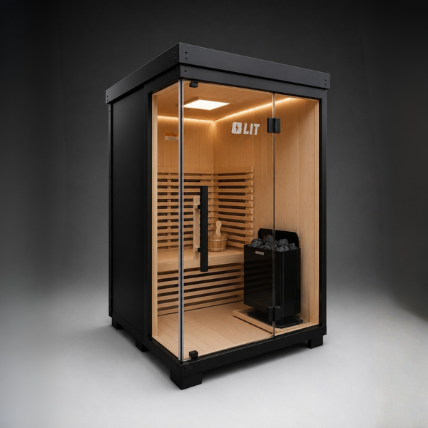 Titan Hybrid Infrared & Traditional Sauna 2-Person | LIT Method