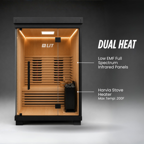 Stealth Black Plunge + Titan Sauna Bundle (2)
