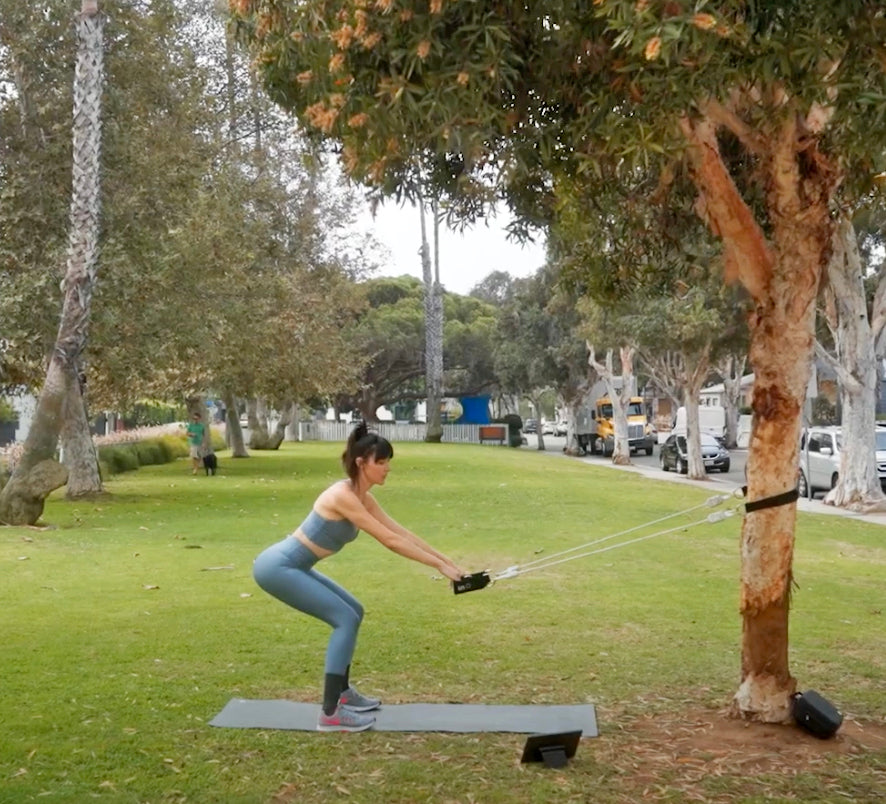 Tree anchor for portable resistance bands