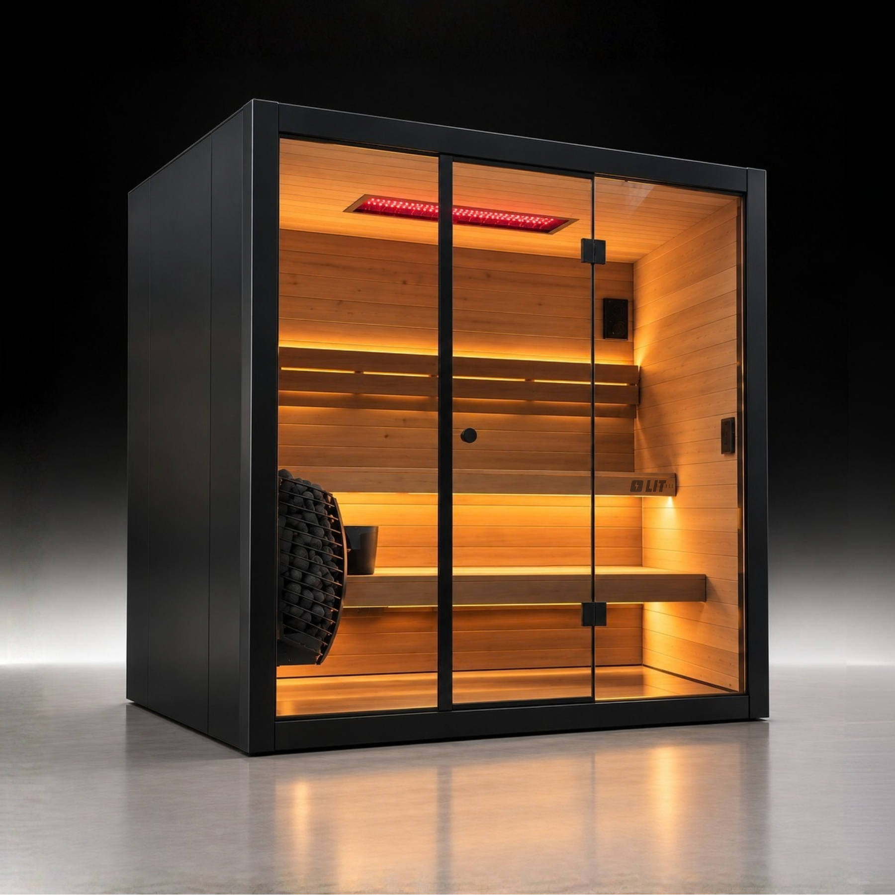 Vault Luxe  — Traditional + Red Light Sauna (8 person)
