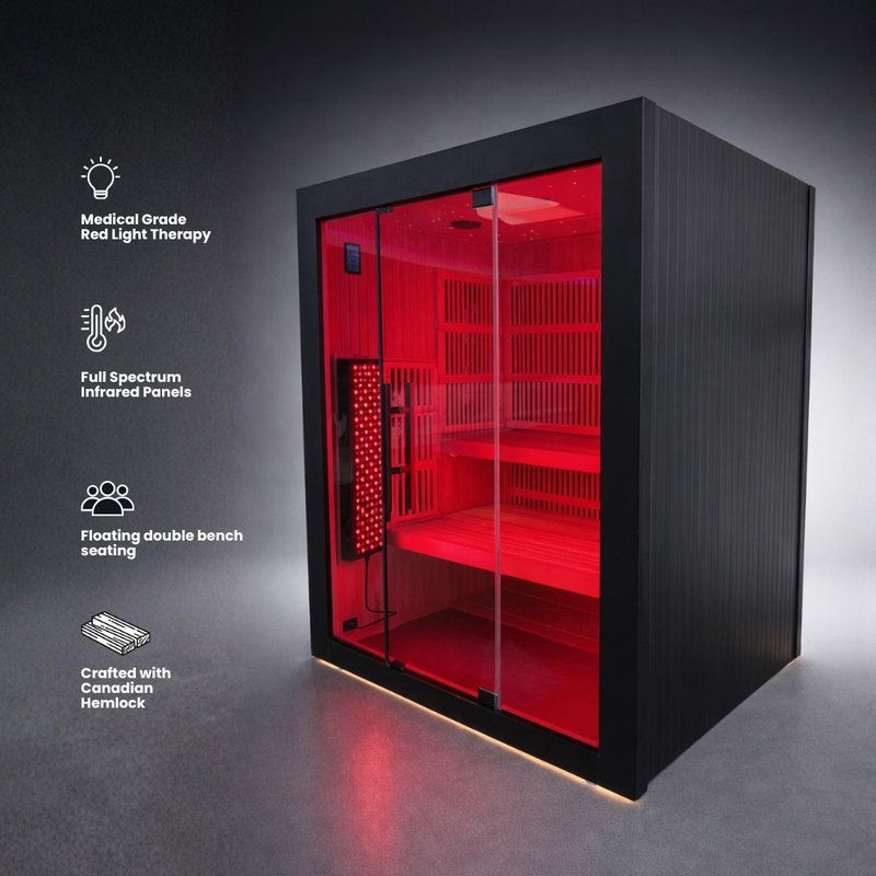 Forge Full Spectrum Infrared & Red Light Sauna 3-4 Person | LIT Method