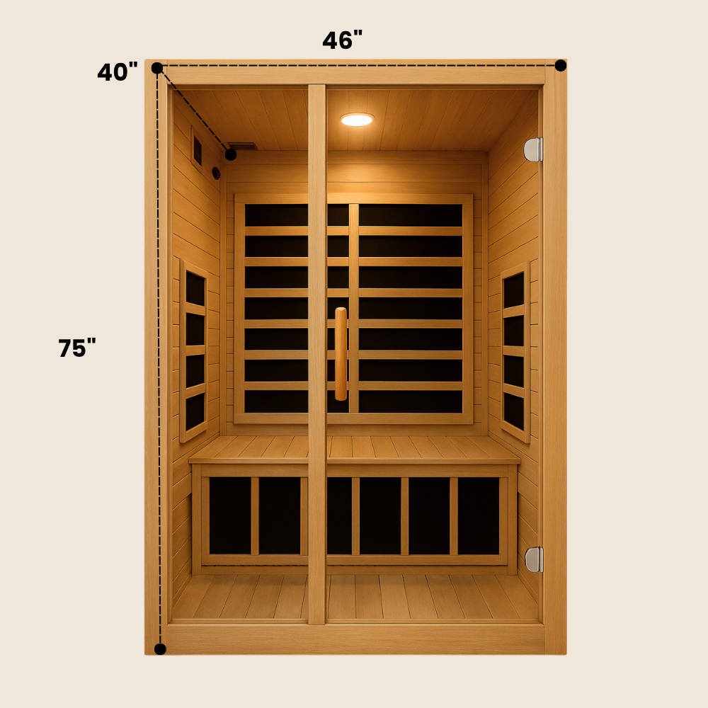 The Ultra Indoor Infrared Sauna - 2 Person